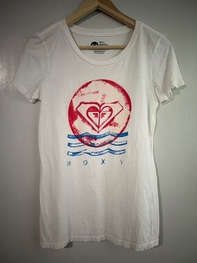 Roxy White Graphic Tee